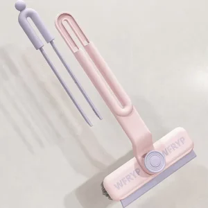 2 in 1 360 Degree Rotating Multi Function Crevice Cleaning Brush Hard Bristle Tool for Gap Corners Crevice Clean