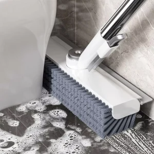2 in 1 Adjustable Cleaning Brush for Bathroom Floor Scrubbing and Scraper Home Cleaning Product Nettoyage Limpieza