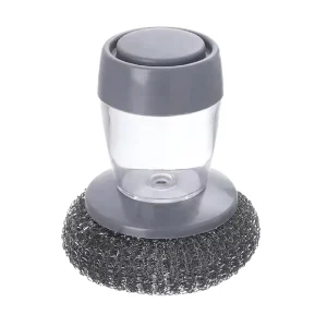 2 in 1 Cleaning Brush with Dispenser for Oven and Dish Washing