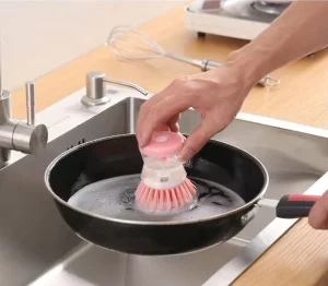 2 in 1 Cleaning Tool Kitchenware White Hand Clean Sustainable