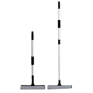 2-in-1 Window Squeegee Window Cleaning Tool Window Cleaner With Aluminum Telescopic Pole