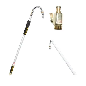 2 or 3 Meters Matel Gutter Cleaner Groove Cleaning Telescopic Water Car Brush Head Kit Cleaning Tools