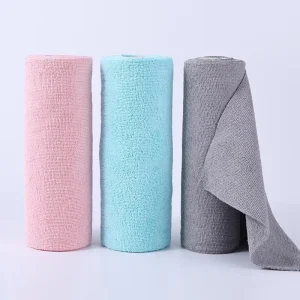 20 Pack Reusable Paper Towels Microfiber Cleaning Cloth Roll 25X25cm Tear Away Cloth for Cars Wash Cloths Kitchen Lint Free Rags