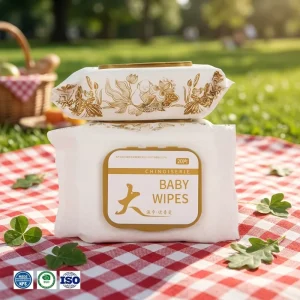 20 Pcs 18x20cm Non-Woven Eco-Friendly Soft Cleansing Household Baby Wet Wipes