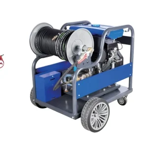 200 Bar High Pressure Automatic Gasoline Power Engine Water Washer Drain Cleaning Dredging Sewer Jetter Machine