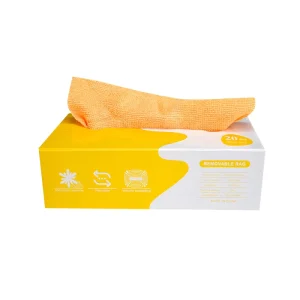 20cm*20cm 20pcs box Kitchen Super Water Absorbent Disposable Microfiber Extractable Wash Wiping Cloth