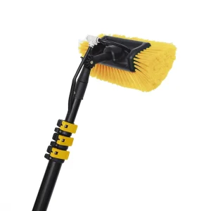 20ft Adjustable Telescopic Eco Friendly Aluminum Handle Water Fed Cleaning Brush Solar Panel Window Wall Customized Color