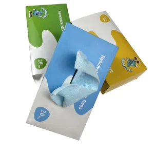 20pcs box Multi Purpose Square shaped Reusable Quick Dry Solid Color Microfiber Kitchen Cloth Dish Towels