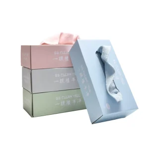 20x20cm Microfiber Cleaning Cloth for Household Use 20 Pieces Per Box Modern Microfiber Tissue for Kitchen Extraction Cleaning