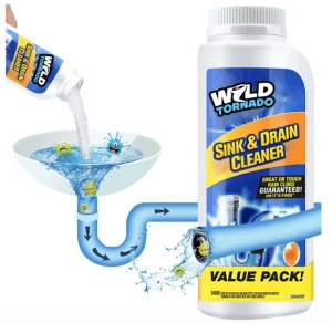 22 Powerful Sink Drain Cleaner Portable Powder Cleaning Tools Super Power All Purpose Quick Foaming Toilet Cleaner