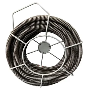 22MM Snake Pipe Dredging Spring Drain Cleaner Cleaning Attachments Cable Sewer Drain Auger Sewer Spring