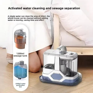 2300ML Big Water Tank 18KPa Electric 600W Automatic Wet Dry Household Hard Floor Deep Stain Cleaner