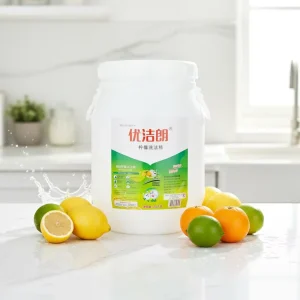 25KG Large Capacity Eco-Friendly Disposable Daily Use Liquid Dishwashing Lemon Fragrance Highly Concentrated Glass Kitchen