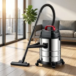 25L Electric Canister Wet Dry Ultra Fine HEPA Air Filter with Bag 20L Capacity Suction Household Hotel Carpet