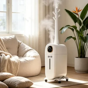 25L Large Capacity Ultrasonic Smart Air Humidifier with Touch and Remote Control for Household