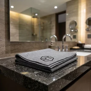 280-340GSM Laser Printed Lint-Free Car Washing Magic Polishing Cloth for Glass Mirror