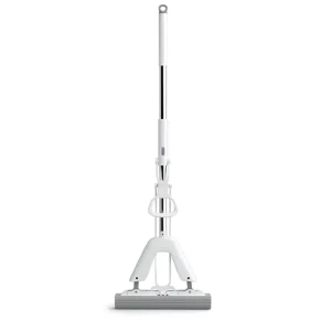 28CM Home Cleaning Magic Folding Floor High Quality Extendable Handle Self Squeeze PVA Sponge Mop