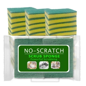 3 PCS Good Quality Household Cleaning Kitchen Dish Washing Easy Scrubber PU Sponge
