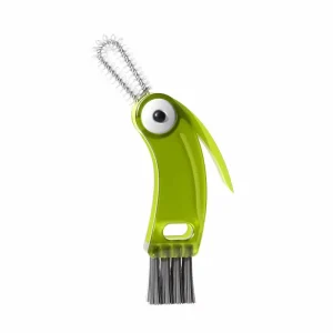 3 in 1 Baby Bottle Cleaning Brush Set Silicone Crevice Tool for Nipple Gaps Cup Lids and Small Parts