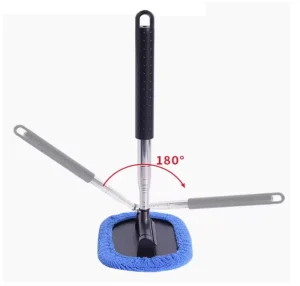 3 in 1 Car Washer Tool with Telescopic Window Brush Mirror Wiper New Windshield Cleaning Wiper