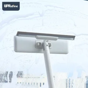 3 in 1 Household Glass Cleaning Handheld Tool Steel Pole Window Cleaner and Screen Wiper with Detachable Handle