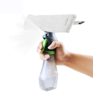 3 in 1 Professional Window Cleaner Glass Cleaning Wiper with Spray and Sewage Collect Tank Water Spray Window Squeegee