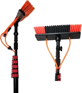 3.6m Solar Panel Cleaning Brushes Window Cleaner Tool Telescopic Window Washing Brush for Windows Solar Panels Washing