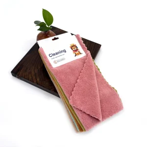 30 * 30 Centimeters Soft Microfiber Kitchen Cleaning Cloth Ultra fine Fiber Kitchen Towel Hand Towel