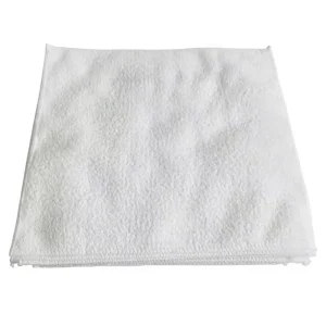 30*30cm Bar Mop 200gsm Microfiber Commercial Grade White Square Towels for Restaurant Napkins Spa Towels & Janitorial Cloths