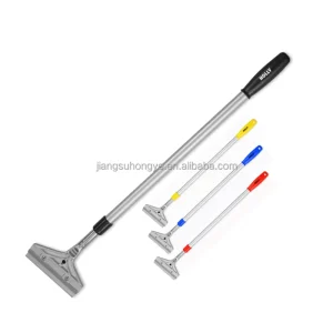 30 to 52 Inch Extension Telescoping Extra Long Handle Scraper Heavy Duty Industry Clean Tool Glass Tile Bathroom Floor Scraper