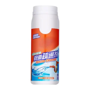 300G Professional Pipe Dredging Agent Powerful Clog Removal Manganese Potassium Salt Free Fast Acting Industrial Grade Powder