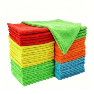 300Gsm 40×40 Microfiber Towels for Car Wash Cloths Cleaning Rags Absorbent Dust Cloth Window Kitchen Microfiber Cleaning Cloths