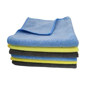 300gsm Microfiber Car Cleaning Cloth Terry Towel Water Absorbent Quick Dry Warp Knitted Kitchen Towel Car Wash Cleaning Rag