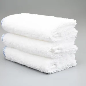 32*32cm(12.6”*12.6”)*51g White Towel Custom Kitchen Towel Tea Towels