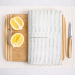 320GSM Waffle Weave Kitchen Towel for Sublimation Printing Blank Absorbent Dish Towel