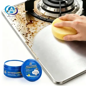 330g Versatile All Surface Cleaning Solution for Kitchen Stove and Household Use with Sponge