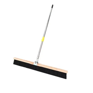 36 Inch Industrial Grade Concrete Finish Cleaning Broom with 2M Telescopic Handle OEM Assembly Hand Tools