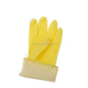 38gms Dipped Flocklined washing cleaning Household Latex Work Gloves