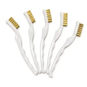 3D Printer Nozzle Cleaning Brass Wire Brush Tool Stainless Steel Handle Brush for Hotend Cleaning Rust Removal Durable