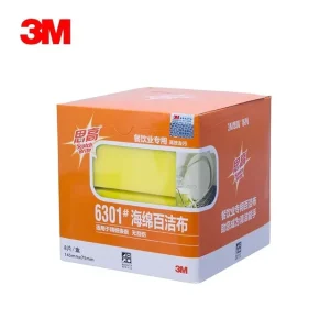 3M Scotch Brite 6301# Premium Non Scratch Sponge Scouring Pad for Gentle and Effective Cleaning