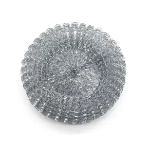 3Pcs Kitchen Cleaning Galvanized Steel Scrubber Steel Wool Scouring Pad for Housewares Cleaning