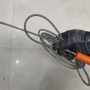 3m 10m High Pressure Spring Steel Coil Drain Pipe Cleaner Industrial Dredge Cleaning Tool Zinc Plated 1 5mm Wire Diameter