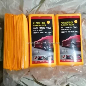 40*40cm 300gsm Microfiber Cloth Colorful for Car & Kitchen Cleaning Made of Polyamide Excellent for Glass Wiping Cloth