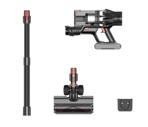 400W Cordless Battery Powered Stick Vacuum Cleaner Cyclone Technology Dry 650ml Dust Capacity Portable Lightweight for Home