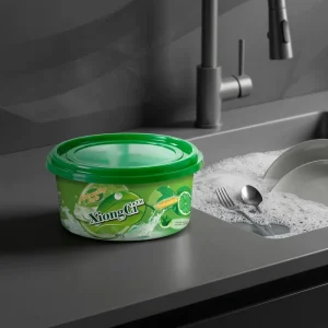 400g Eco Friendly Lemon Scent Dish Wash Paste 30% 50% Active Ingredients Strong Grease Remover for Kitchen Effective
