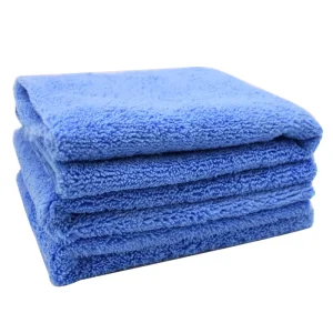 400gsm 40×40 Microfiber Car Cleaning Cloth Eco-Friendly Edgeless Drying Wash Towel for Kitchen Window Floor Use Square Shape