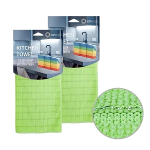 40Cmx40Cm 300Gsm 100%Polyester Microfiber Kitchen Towel Cleaning Cloths