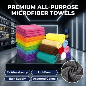 40x40cm 250gsm Microfiber Towel 80% Polyester 20% Polyamide Cleaning Cloth Polishing Car Microfiber Cloth Car Kitchen Towels