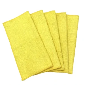 40x40cm Customized Microfiber Jacquard Kitchen Dish Drying Towel Square Absorbent Tea Cloth Polishing Cleaning Cloth for Kitchen