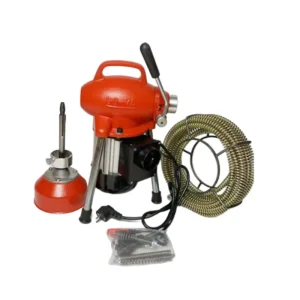450W Electric Drain Pipe Dredging Machine High Pressure Water Jet Unclogger for Sewer Toilet Floor Drain 220V